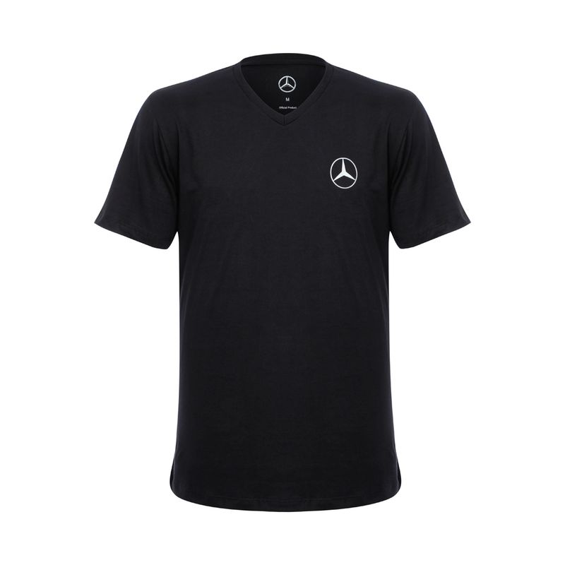 40879-075_Camiseta-Silver-Star-V-Neck-Masculina-Mercedes-Benz-TR-Preto